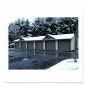 Snowfall on Garages posters by MissHelicopter Snowfall on Garages posters