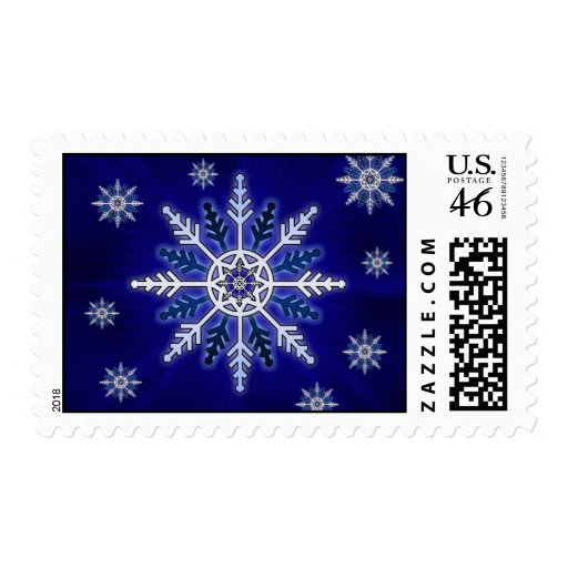 Snowfall Postage Stamps