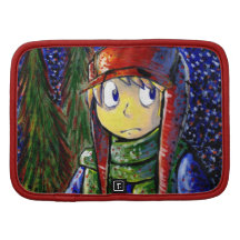 Snowfall Starlight Boy Painterly Illustration Folio Planners