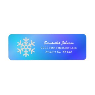 Snowflake Address Labels