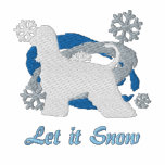Snowflake Afghan Hound Embroidered Shirt (Swtshrt)