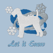 Snowflake Airedale Terrier Embroidered Shirt LS embroidered shirts