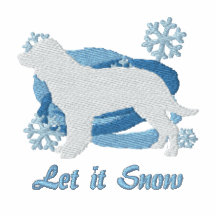 Snowflake American Water Spaniel Embroidered Sweatshirt