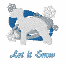 Snowflake Bedlington Terrier  Embroidered Shirt embroidered shirts