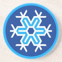 Snowflake Beverage Coaster