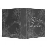 Snowflake Binder Album / Charcoal