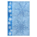 Snowflake Blue Holiday Stationary stationery