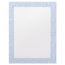 Snowflake Border Letterhead