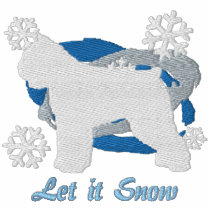 Snowflake Bouvier des Flandres Embroidered Shirt embroidered shirts by MenagerieMayhem Snowflake Bouvier des Flandres Embroidered Shirt embroidered shirts