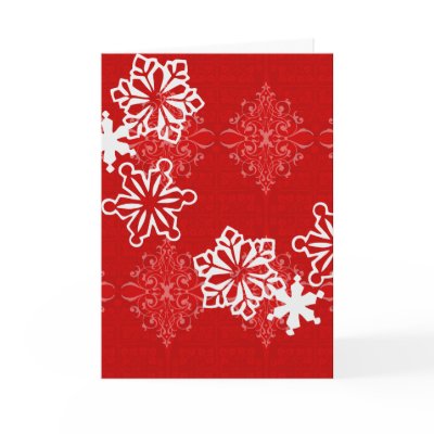Snowflake Brocade Card by litabug