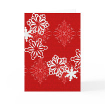 Snowflake Brocade Card