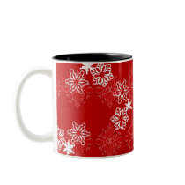 Snowflake Brocade Mug
