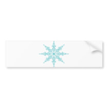 SNOWFLAKE bumper stickers