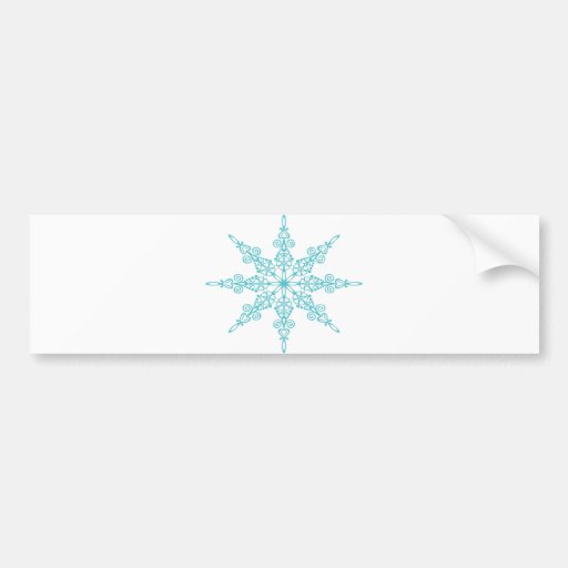 SNOWFLAKE BUMPER STICKERS
