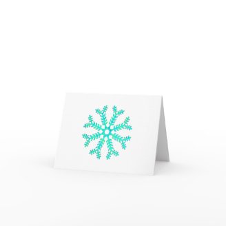 Snow Flake Christmas Cards