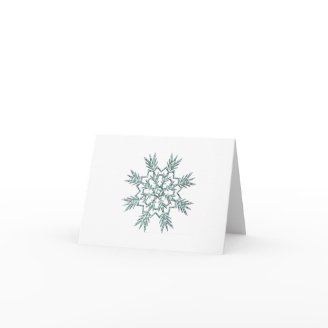 Christmas Cards Snow Flake