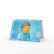 Snowflake Card Template by jelman Snowflake Card Template