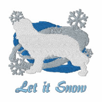 Snowflake Cavalier Spaniel Embroidered Shirt embroidered shirts