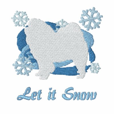 Snowflake Chow Chow Embroidered Shirt (Hooded) Snowflake Chow Chow Embroidered Shirt (Hooded)