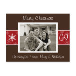 Snowflake Christmas Photo Card
