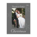 Snowflake Christmas Picture Postcard