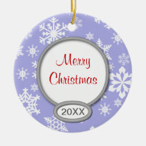 Snowflake Christmas Tree Ornament