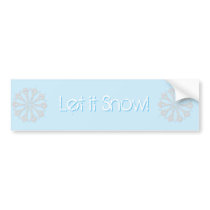 Snowflake  Collection bumper stickers