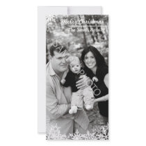 Snowflake Corners Photo Card photo cards by gramkinpaperstudio Snowflake Corners Photo Card photo cards