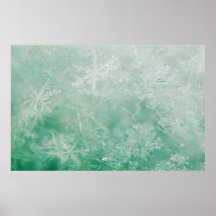 Snowflake Crystals Print