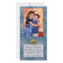 Snowflake Dream Photo Card Template