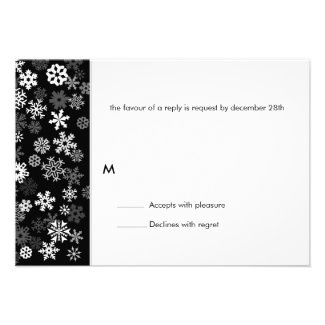 Snowflake Edge Bar Mitzvah Reply