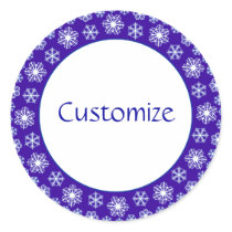 Snowflake factory Template stickers