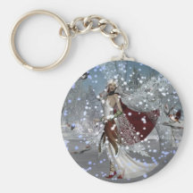 Snowflake Fae Keychain