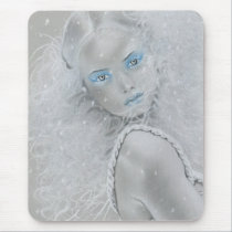 Snowflake Fairy Mousepad mousepads