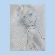 Snowflake Fairy Postcard postcards