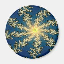 Snowflake Fractal Magnet
