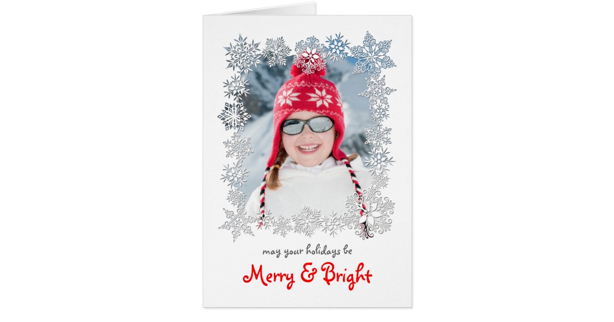 picture frame christmas card