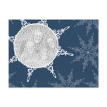 SnowFlake Frame Post Cards