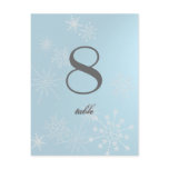 Snowflake Gems/ Table Card Postcard
