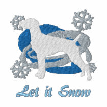 Snowflake German Shorthaired Embroidered Shirt embroidered shirts