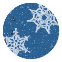 Snowflake Gift Tag stickers by turtle53322 Snowflake Gift Tag stickers