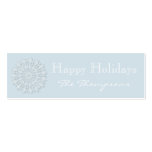 Snowflake Happy Holidays Gift Tags