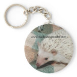 Snowflake hedgehog keychain