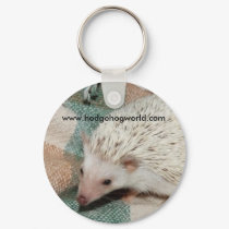 Snowflake hedgehog keychain