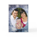Snowflake Holiday Card Template card