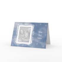 Snowflake Holiday Frame Greeting Card