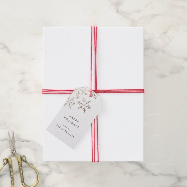 Snowflake | Holiday gift tags Pack of gift tags 3/3