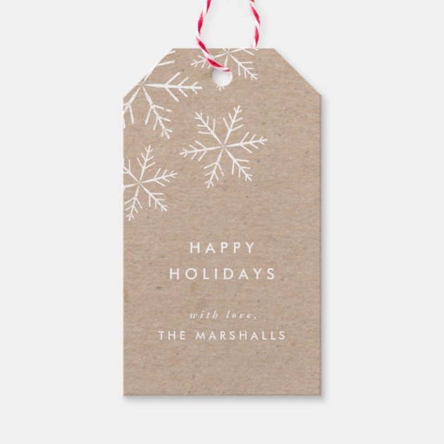 Snowflake | Holiday gift tags Pack of gift tags-0