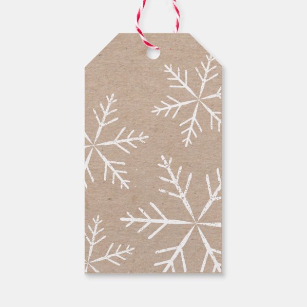 Snowflake | Holiday gift tags Pack of gift tags-1