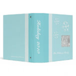 Snowflake Holiday Memory Book Photo Album Binder
